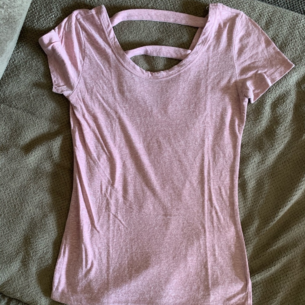 🌹Pink v neck shirt🌹